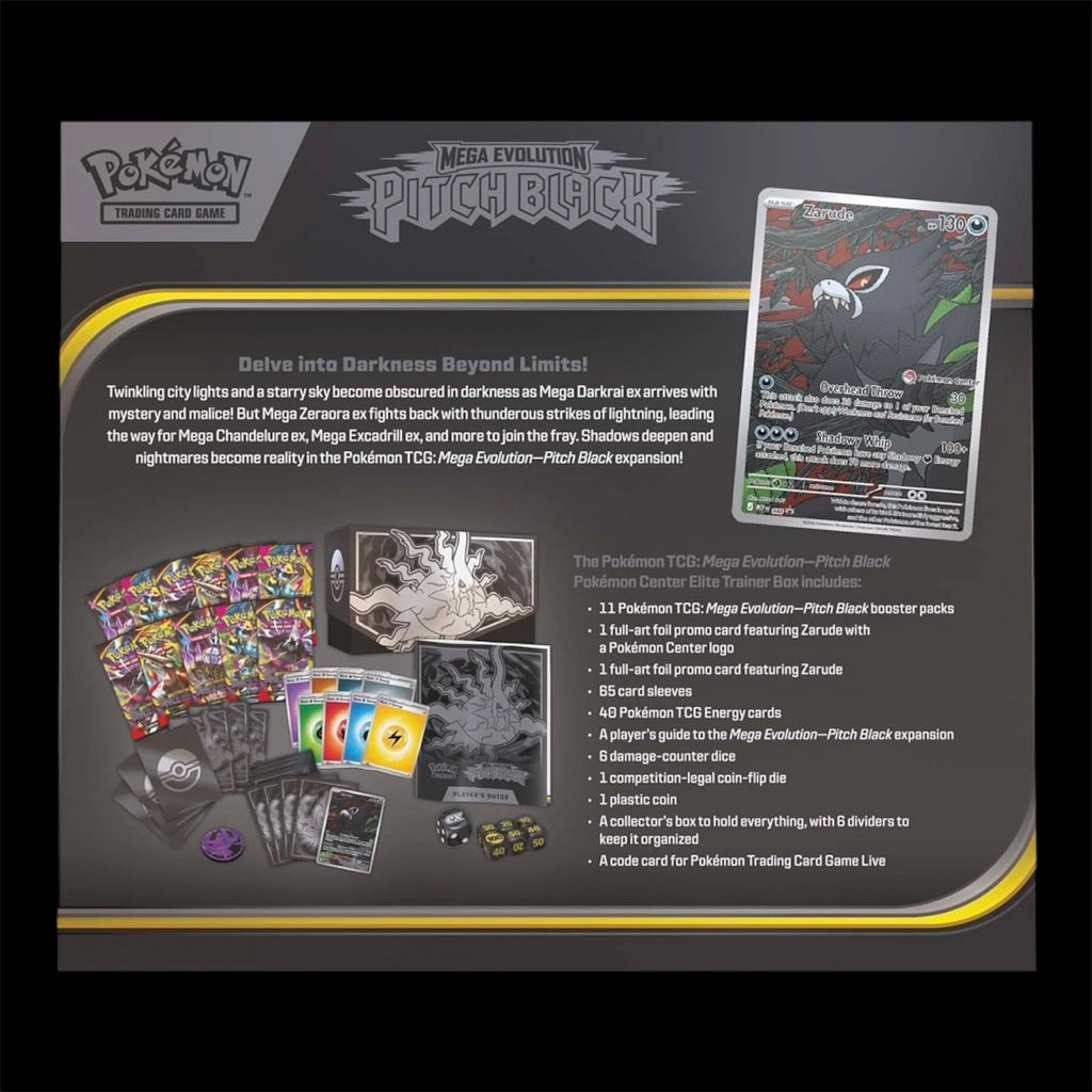 Pitch Black Pokémon Center Elite Trainer Box